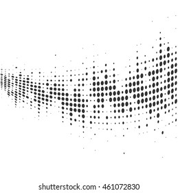 halftone dots abstract business vector design.