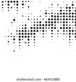 halftone dots abstract business vector design.