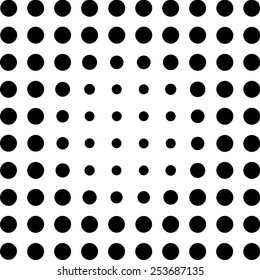 Halftone dots background 