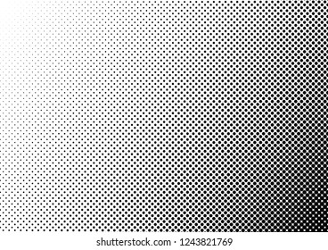 Halftone Dots Background. Black and White Pop-art Backdrop. Abstract Texture. Grunge Points Pattern. Vector illustration