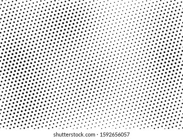 Halftone Dots Background. Black and White Overlay. Grunge Modern Pattern. Abstract Backdrop. Vector illustration