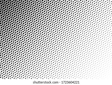 Fondo de puntos de semitono. Superposición en blanco y negro. Patrón grueso. Fondo Abstracto Moderno. Ilustración del vector