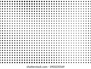 Fondo de puntos de semitono. Textura abstracta en blanco y negro. Sobrecarga Moderna Grunge. Patrón de puntos. Ilustración del vector
