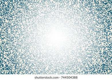 Halftone dots background. Creative geometric background in halftone style. Vector illustration