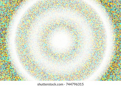 Halftone dots background. Creative geometric background in halftone style. Vector illustration