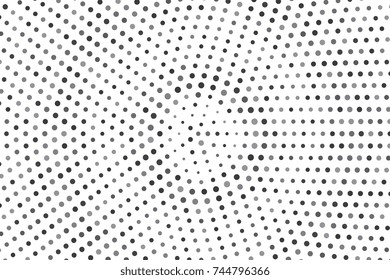Halftone dots background. Creative geometric background in halftone style. Vector illustration