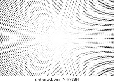 Halftone dots background. Creative geometric background in halftone style. Vector illustration