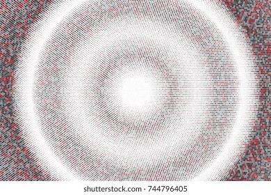 Halftone dots background. Creative geometric background in halftone style. Vector illustration