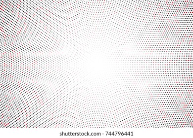 Halftone dots background. Creative geometric background in halftone style. Vector illustration
