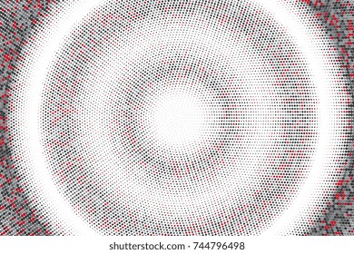 Halftone dots background. Creative geometric background in halftone style. Vector illustration