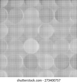 Halftone Dots Background.  Dirt Texture.