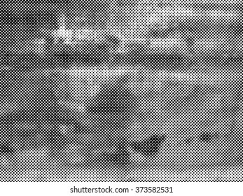Halftone Dots Background .Dust Overlay Distress Grunge Dirty Grain Vector Texture , Simply Place illustration over any Object to Create grungy Effect