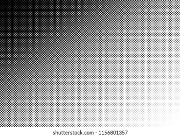 Halftone Dots Background. Fade Modern Texture. Monochrome Pop-art Backdrop. Gradient Overlay. Vector illustration