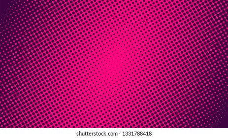 halftone dots background with gradient. Pop art template, texture.