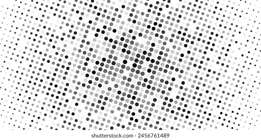 Halftone Dots Background. Grunge Distressed Overlay. Fade Abstract Pattern. Pop-art Texture. Vector illustration