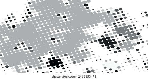Halftone Dots Background. Grunge Distressed Overlay. Fade Abstract Pattern. Pop-art Texture. Vector illustration