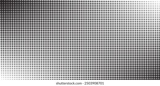 Halftone Dots Background. Grunge Distressed Overlay. 