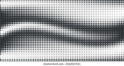 Halftone Dots Background. Grunge Distressed Overlay. Fade Abstract Pattern. Pop-art Texture. Vector illustration