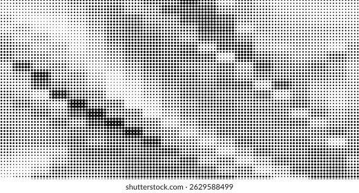 Fondo de puntos de semitono. Grunge Distressed Overlay. Difuminar patrón Abstractas. Textura Pop-art. Ilustración vectorial