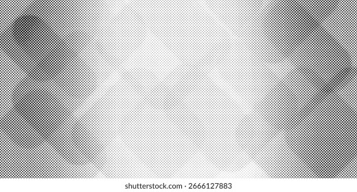 Textura de ruido de grano grunge de fondo de puntos de semitono. Patrón abstracto de Vector para fondo de cómics.