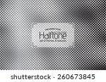 Halftone dots background - Logo Design Element. Abstract vector template - easy to use