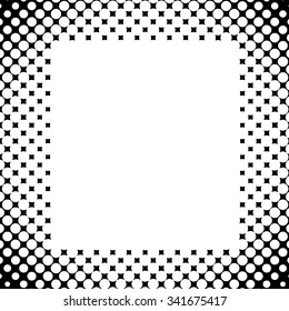 Halftone dots background - Logo Design Element. Abstract vector template - easy to use