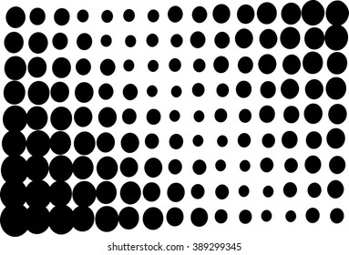 Halftone dots background - Logo Design Element. Abstract vector template