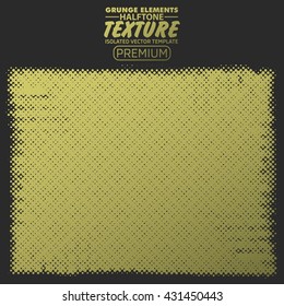 Halftone dots background - Logo Design Element. Abstract vector template - easy to use
