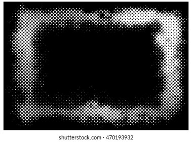 Halftone dots background - Logo Design Element. Abstract vector template - easy to use
