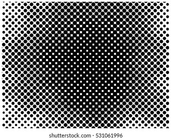 Halftone dots background - Logo Design Element. Abstract vector template - easy to use
