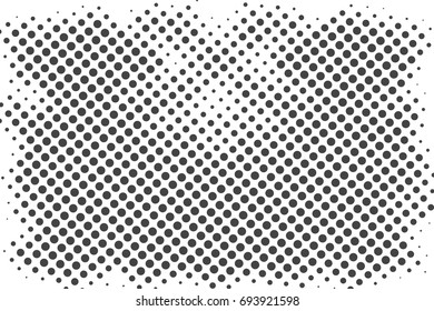 Halftone dots background - Logo Design Element. Abstract vector template - easy to use
