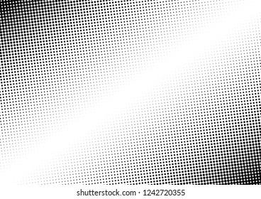 Halftone Dots Background. Modern Distressed Pattern. Vintage Points Texture. Pop-art Backdrop. Vector illustration