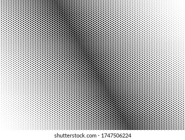 Halftone Punkte Hintergrund. Textur mit einfarbigen Punkten. Vintage Not leidendes Muster. Moderner Hintergrund. Vektorgrafik