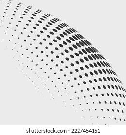halftone dots background in vector