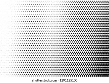 Halftone Dots Background. Vintage Overlay. Points Backdrop. Abstract Monochrome Texture. Vector illustration