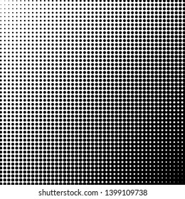 halftone dots background.Black white dots halftone texture.Pop art template, texture. Vector illustration.