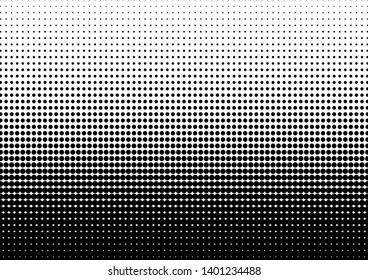 Halftone dots background.Black white dots halftone texture.Pop art template, texture.Grunge Abstract Pattern.Vector illustration.