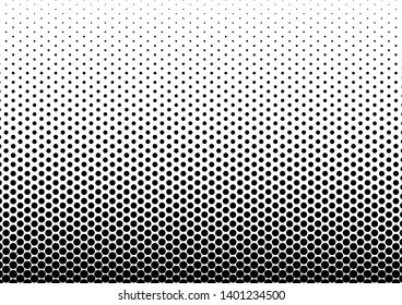 Halftone dots background.Black white dots halftone texture.Pop art template, texture.Grunge Abstract Pattern.Vector illustration.