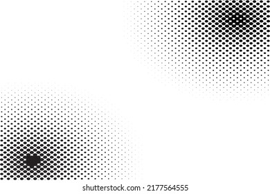 Halftone dots background.Black white dots halftone texture.