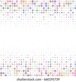 Halftone dots for banners