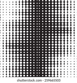 halftone dots. Black dots on white background, vector, illustration