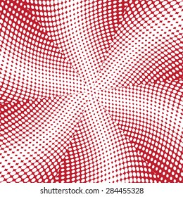 Halftone dots. Black dots on white background, Vector Illustration.