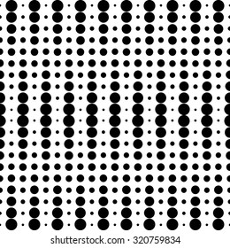 halftone dots. Black dots on white background. vector illustration