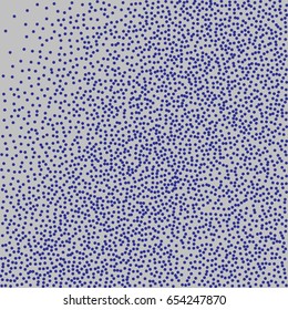 Halftone dots. Black dots on white background. 

