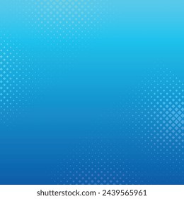 Puntos de semitonos y fondo de color azul