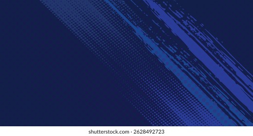 halftone dots blue color pattern gradient grunge texture background. Dot pop art comic sport style v sport arts