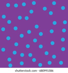 Halftone dots. Blue dots on purple background.