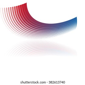 halftone Dots Circle Design.logo Vector 