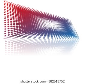 halftone Dots Circle Design.logo Vector 