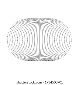 Halftone dots in circle form. round logo . vector dotted frame . design element